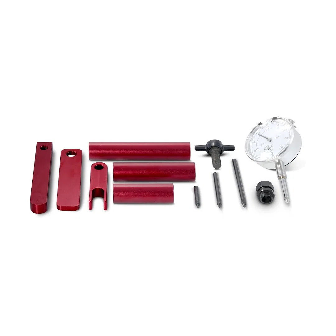 66516 – PROFORM Differential Pinion Depth Setting Tool, Universal Red Aluminum With Stand/ Dial Indi - view 3